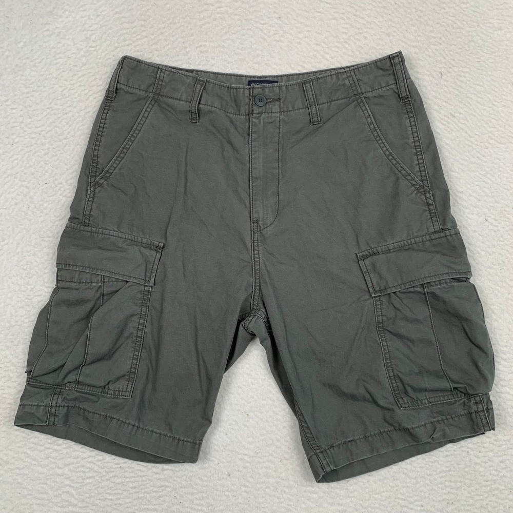 Levis Cargo Shorts Mens 32 (FITS 33x8.5) Utility Pockets Casual Charcoal Gray